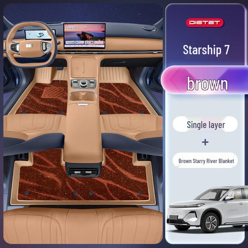 Galaxy Starship 7 TPE2025 Foot Mats for Geely Galaxy EM-i Car Interior Accessories