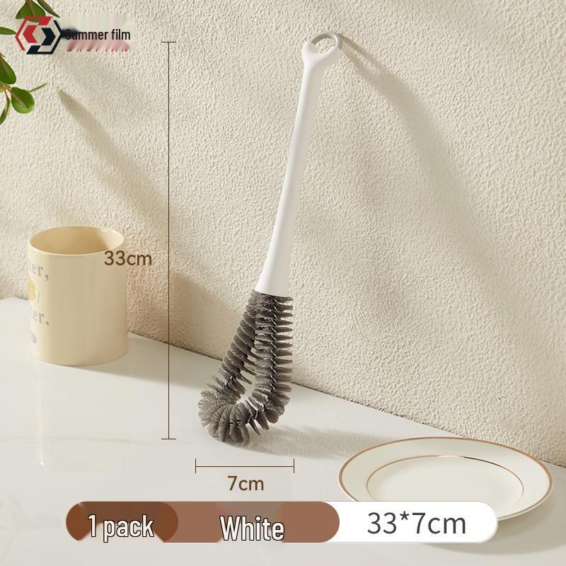 Shu Pian Long Handle No-Scratch Cup Cleaning Brush