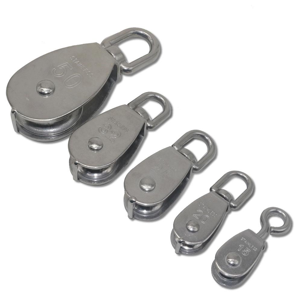 Pasek koła pasowego ze stali nierdzewnej Koło pasowe Koło pasowe windy Akcesoria przyczepowe Koło pasowe trakcyjne RV 400kg 250kg 150kg 75kg 35kg Koło pasowe 304