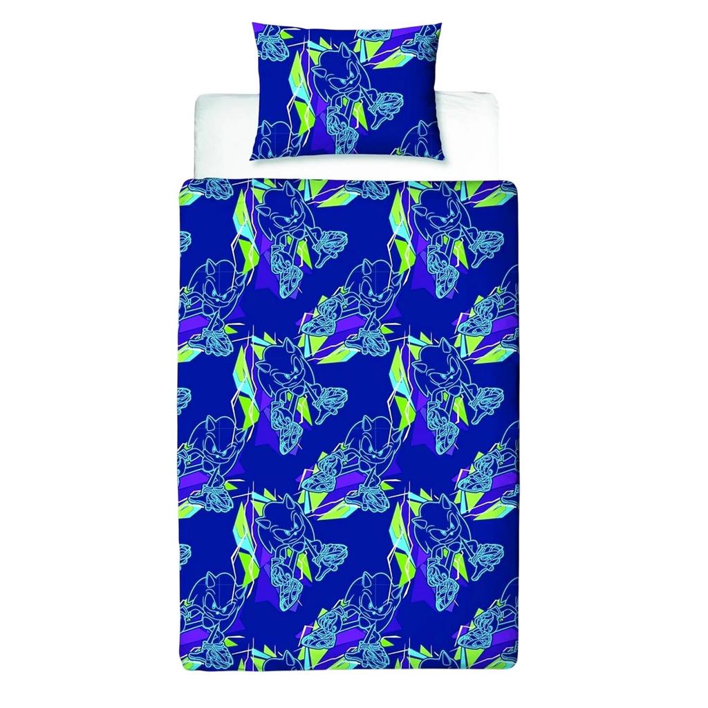 Sonic The Hedgehog Digital Gaming Reversible Duvet Set