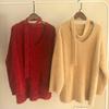 Gentle Mink Knitted Sweater Autumn and Winter New Lazy Knitted Sweater Top Loose Mid-length Scarf