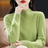 Women's Cashmere Sweater Qinghe Cashmere 30% Cashmere 70% Wool Autumn and Winter Pullover Warm and Fashionable