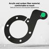 Steering Wheel Horn Button 6 Hole Carbon   Comfortable Touch Sensitive Replacement For  