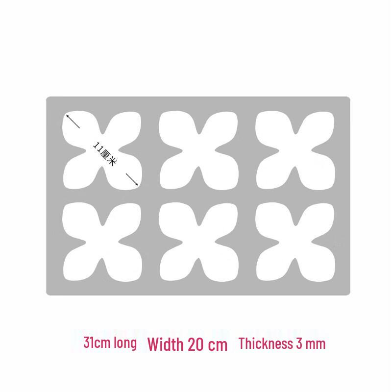 

Tulip Acrylic Baking Molds Set with Scraper