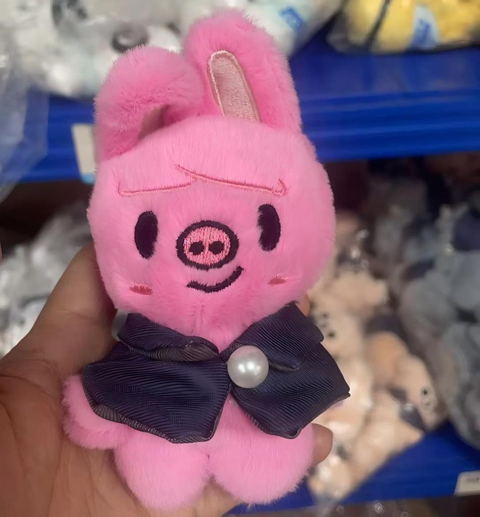 10cm Kpop Cartoon Stuffed Animal Plushies Stay Plush Doll Toys Kawaii Adults Fans Keychain Pendant Kid Gift Cuddly Fluffy Huggable Comfort Adorable