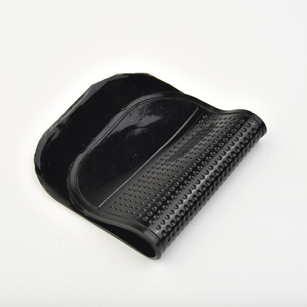 1pc Car Dashboard Sticky Anti-Slip Non-Slip Sticky Gel Pad Phone Holder Car Anti-skid Mat Car Perfume Storage Sticker Black