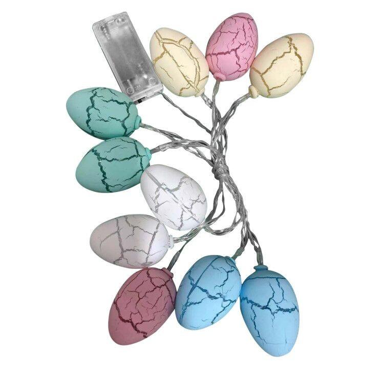 

Пасхальные яйца, гирлянды из проволоки на батарейках, лампы для домашнего декора для вечеринок