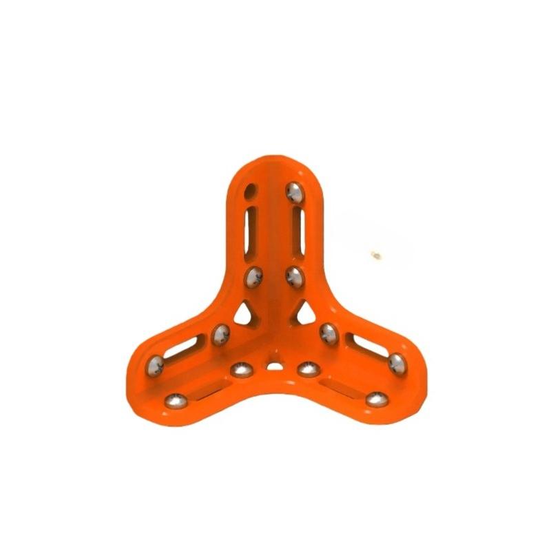 

Sturdy Corner Protector Bracket Heavy-Duty Wall Mount Right Angle Support Frame Thickened Metal Fastener for Furniture Shelf 10cm помаранчевий