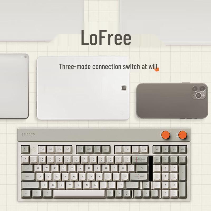 Lofree OE918 Little Square 98-Key Tri-Mode Mechanical Keyboard