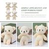 CALLARON Cute Small Stuffed Bears, 12-Piece Fluffy Teddy Bear Kit with Keychains, Perfect for DIY Christmas Decorations, Graduations, Halloween,