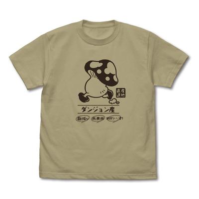 [Official] Dungeon Food Walking Mushroom T-Shirt SAND KHAKI M Size