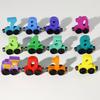 Number Digital Magnetic Wooden Train Toys Colorful Building Blocks Educational Hand-eye Coordination Magnetic Digital Train