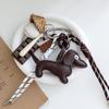 Dachshund puppy keychain set