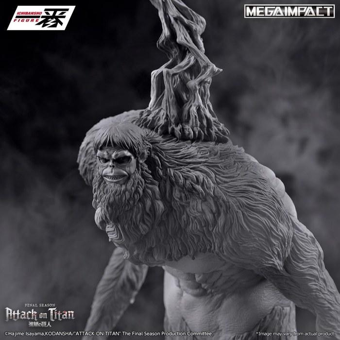 Ichiban Kuji Attack On Titan -Each One's Resolve- Last One Award Beast Titan Figure -Battle of Heaven and Earth Ver.- Multicolor