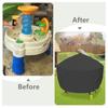 Water Table Cover Drawstring Design Waterproof UV Resistant Simple Installation Outdoor Toys Protective Cover