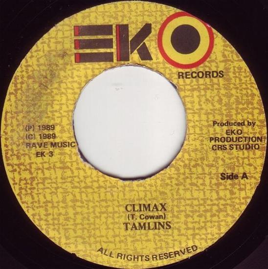 

7inch Record TAMLINS - Climax EK3 EKO Records 1989 Jamaica Reggae, Ska & Dub Used
