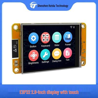 Placa de Desarrollo ESP32 con Pantalla Táctil de 2.8 pulgadas, WiFi, Bluetooth, Pantalla TFT de 240x320, Compatible con LVGL