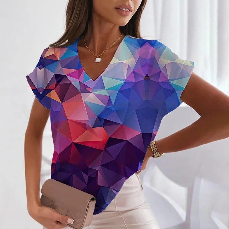 Summer Trend Women'S T-Shirt Street Cool Tide Female Short-Sleeved Loose Fashion Personality Half-Sleeve Tops