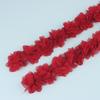 1 Yard 24 Flowers Chiffon Lace Patch Fabric Webbing Decoration Flower Gift Ribbons Diy Bridal Veil Shoes Wedding Clothes Crafts