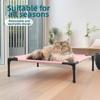 Detachable Pet Camping Bed Breathable Mesh Cat Sofa Bed Universal Cat Sleeping Bed  Outdoor Camping