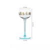 Creative High Footed Red Wine Glass Champagne Cocktail Glass Doll Cup Decorative Glass Wine Cabinet Decoration Birthday Gift