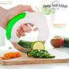 Circular Knife Cut Food Roll 360 Sharp Wheel Kitchen Cut Vegetables Food