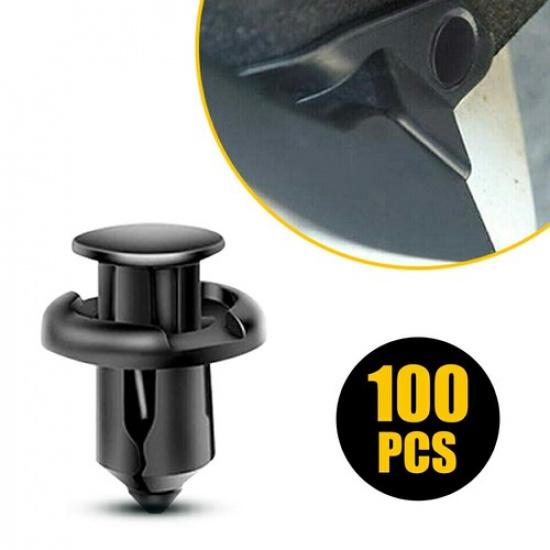 Fender Liner Clips Push Retainer For Honda Civic Accord Acura Integra 100X 10Mm
