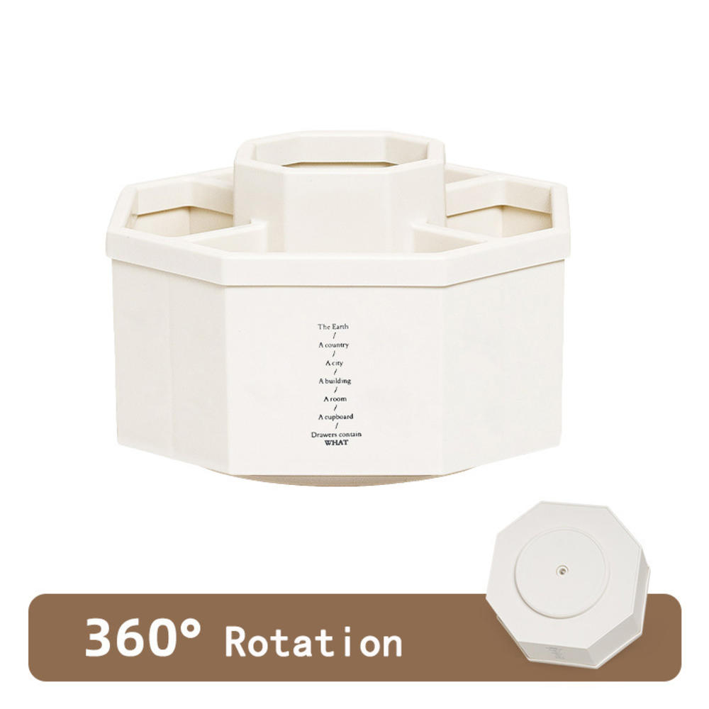 360 Grad drehbarer Stifthalter, großes Fassungsvermögen, Stifthalter, Kunststoff-Schreibtisch-Organizer, Make-up-Pinselhalter