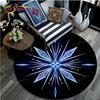 Living Room Carpet Children Cartoon Frozen 3D Round Mats For Coffee Table Home Kids Floor Rug Covering Anti-Slip