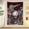 Japanese Supernatural Combat Anime GGachiakuta Hippie Wall Hanging Tapestries Bohemian Wall Tapestries Mandala INS Home Decor