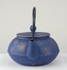 Teapot Iwachu Cast Iron Maple Pattern 0.65L Gold Color EBU