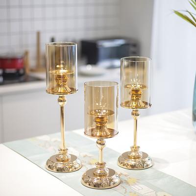 Freistehender Kerzenständer Retro Nützliches Kerzenregal mit hoher Lichtdurchlässigkeit