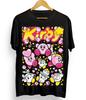 T-shirt Anime Kirby Kirby Maglietta Nera Taglia S 4XL