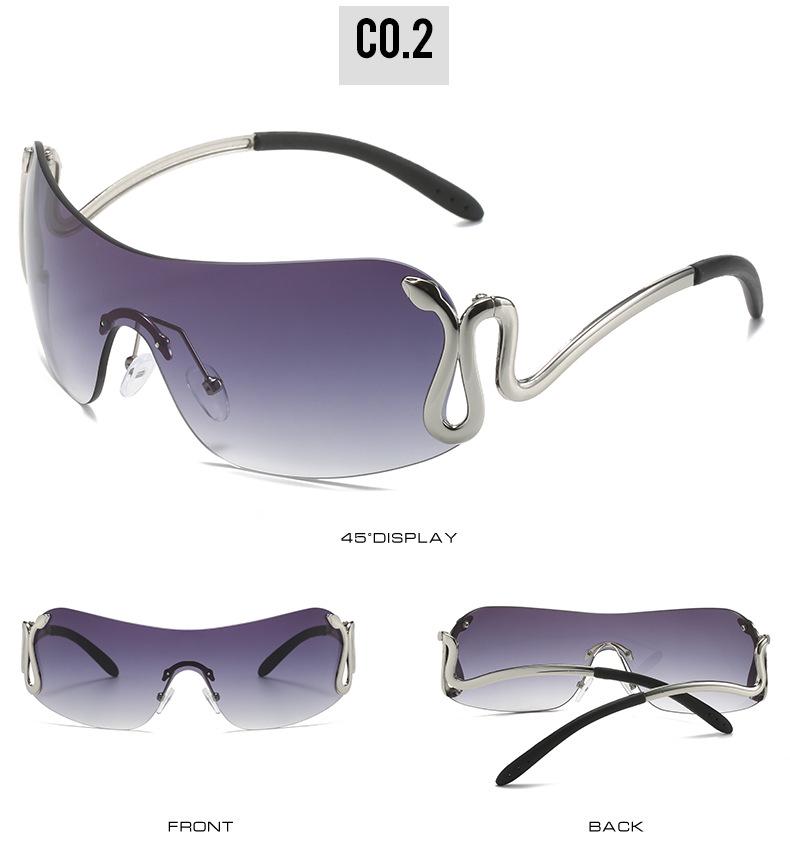 2023 Y2K Animal Fashion Sunglasses for Women – European and American Style Snake Design