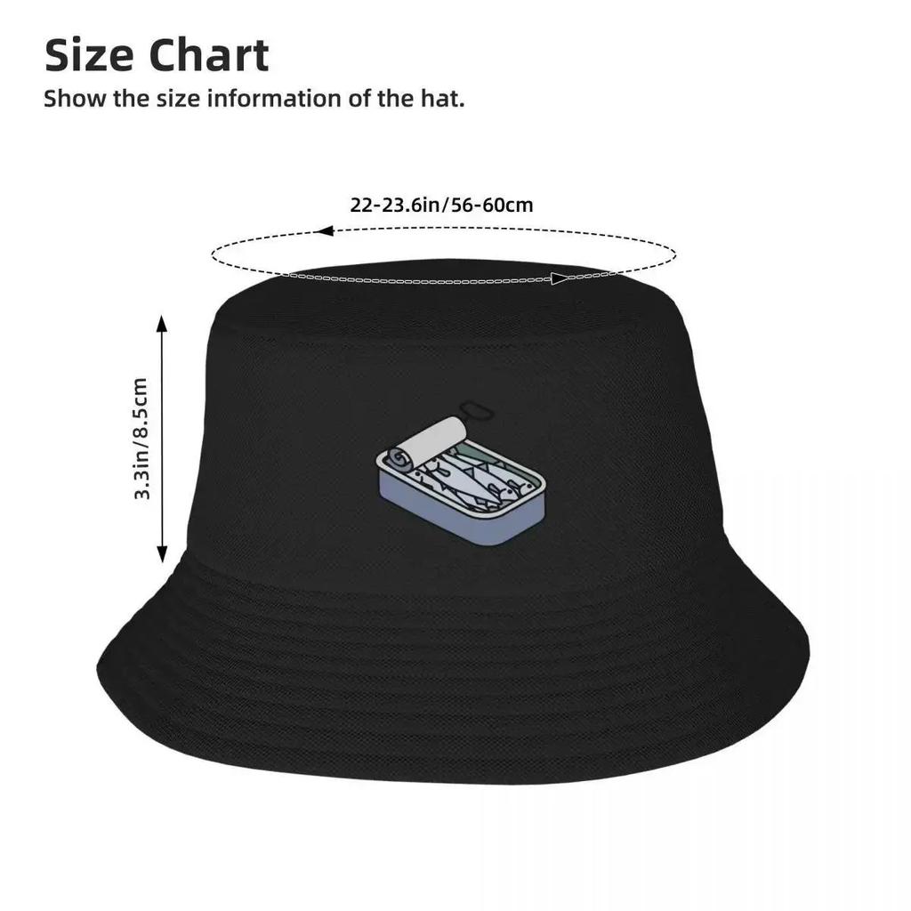 Sardines Bucket Hat Hiking Hat Cap Man Women's Wear Men's