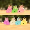 Luminous Micro Landscape Rabbit Ornaments Glow in The Dark Bunny Figurines for Moss Micro-Landscapes Fish Tank Decoration DIY Accessories