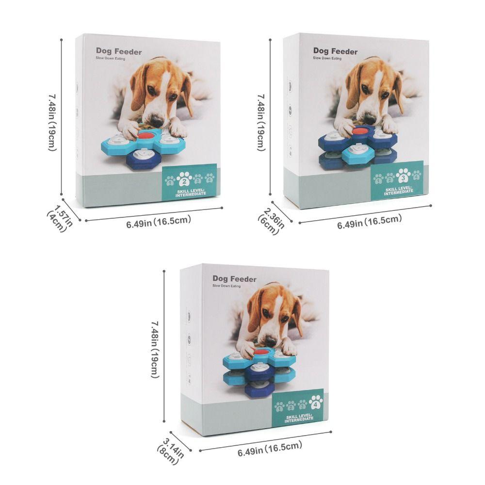 4-Layers Dog Feeder Anti-Choking Dog Puzzle Toys Fashion Pet Feeding Machine  Pet