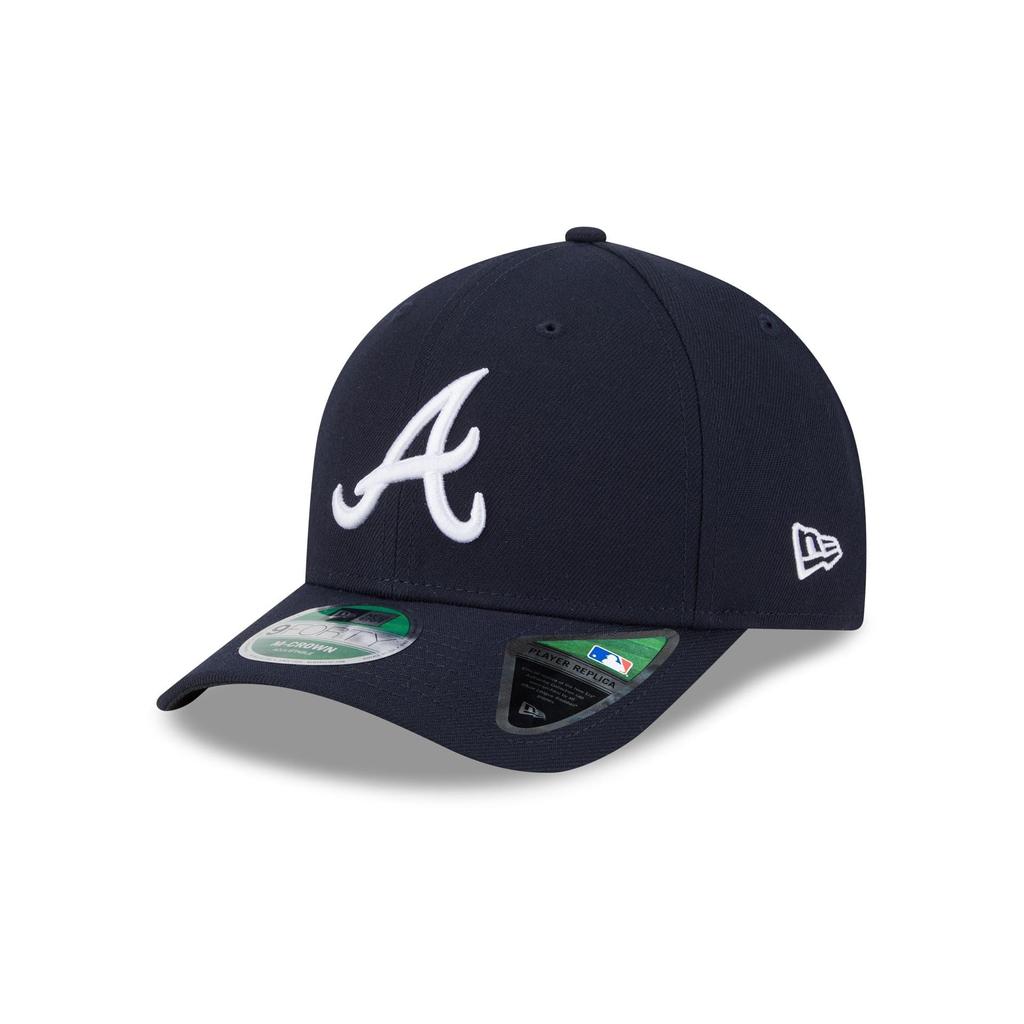 New Era 9FORTY Snapback Atlanta Braves MLB Authentic Player Replica Snapback Cap Navy ATLANTA BRAVES 940MC M-CROWN On-Field [Used]