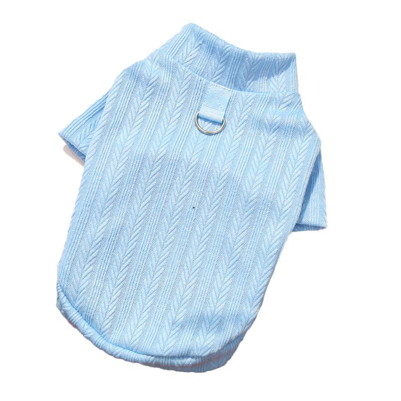 Pet Sweater Small Dogs Cats Winter Warm Base Layer Clothing Stretchy Fit Teddy Bichon Corgi Shiba
