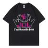 Französischer Rapper Jul C'est Marseille Bébé Grafik T-Shirt Mode Hip Hop Y2k Kleidung T-Shirt Sommer Reines Baumwoll-T-Shirt