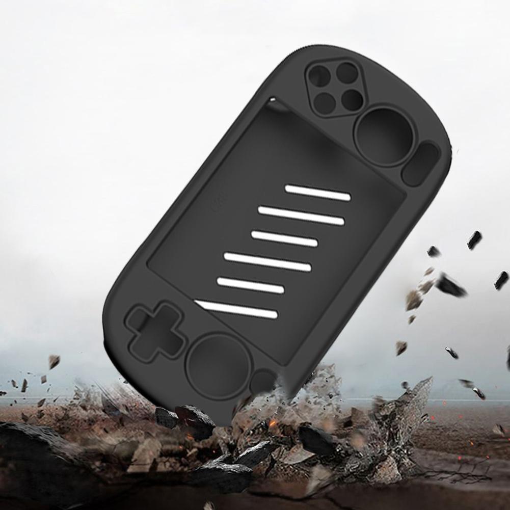 Silicone Case for ANBERNIC RG40XX H Tempered Glass Screen Protector Hard Carrying Case Game Accessories