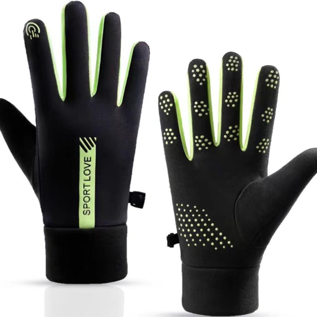 Unisex Plus Velvet Warm Gloves for Autumn/Winter: Non-slip, Touchscreen-Compatible for Cycling, Driving, or Skiing