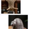 Snail Miniature Figurine Model Coarse Pottery Ceramics Snail Statue Ornament for Fairys Garden Landscape Decoration