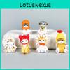 Mofusand Cute Cat Fried Shrimp Seafood Series Model Set Desktop Ornament For Collectors And Gift Enthusiasts