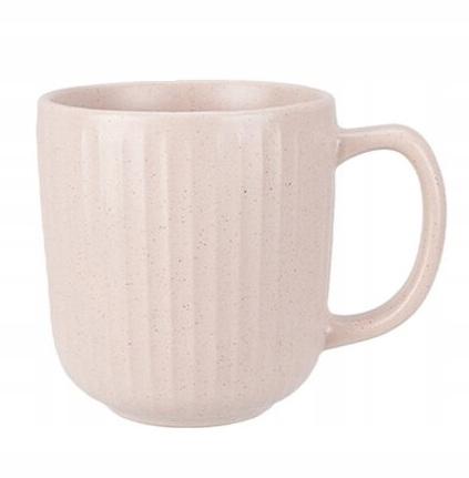 Kubek ceramiczny ryflowany basic różne kolory 360ml 1szt