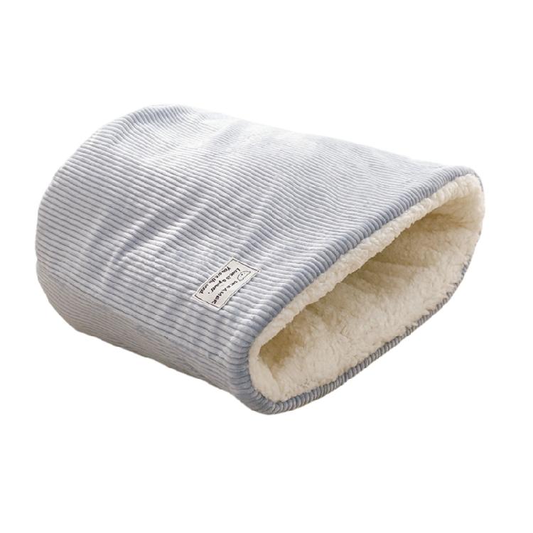 Cats Bed for Cold Weather Thick Padded Plush Liners Sleep Bag for Cats Resting Snuggling Indoor Pet Cats Cave Sleep Bag