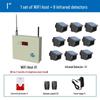 Black Iron Solar Wireless Anti-Theft Infrared Security Alarm for Fish Ponds and Orchards
