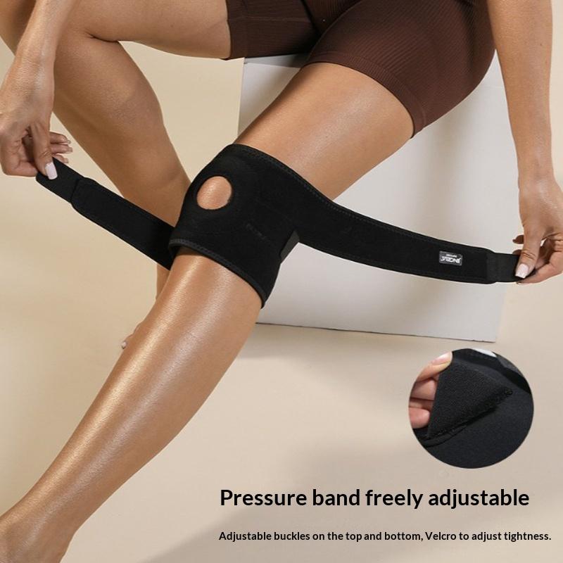 

Adjustable Knee Support Knee Brace With Adjustable Buckle Pain Relief Patella Protector Support Brace Knee Pain Injury Recovery 1pc
