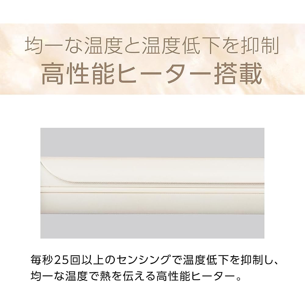 Koizumi Hair Iron Curl 26mm Salon Sense 300 Silky Moist International Use Ivory KHR-1130/C