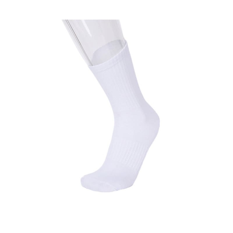 LECAF Medium Socks White 5 Pack LE4A167WHM